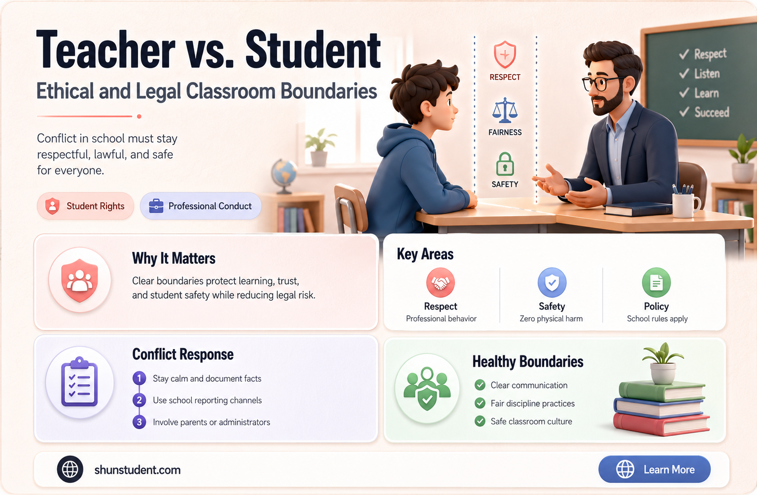 can a teacher fight a student