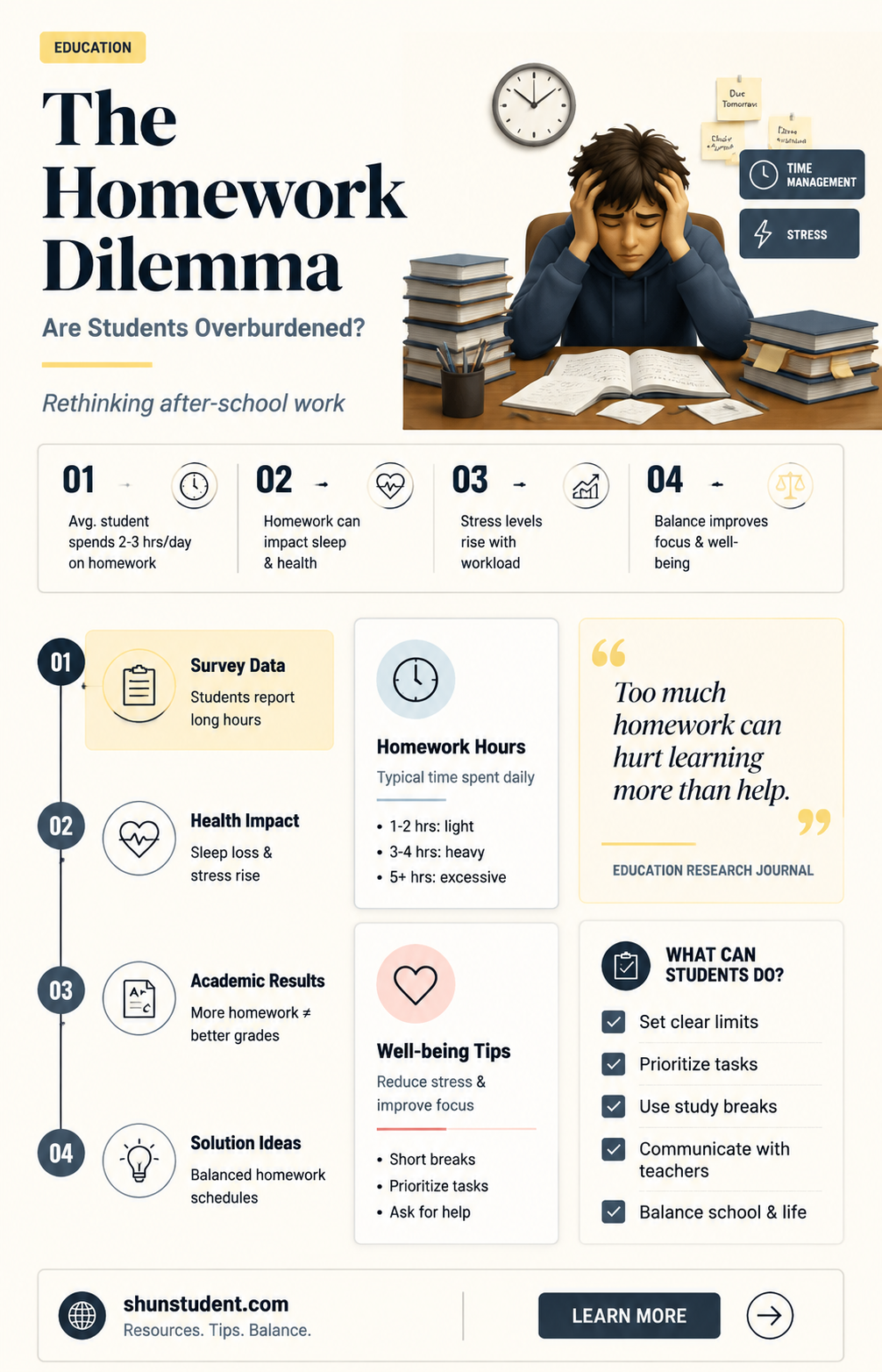 are students overloaded with homework