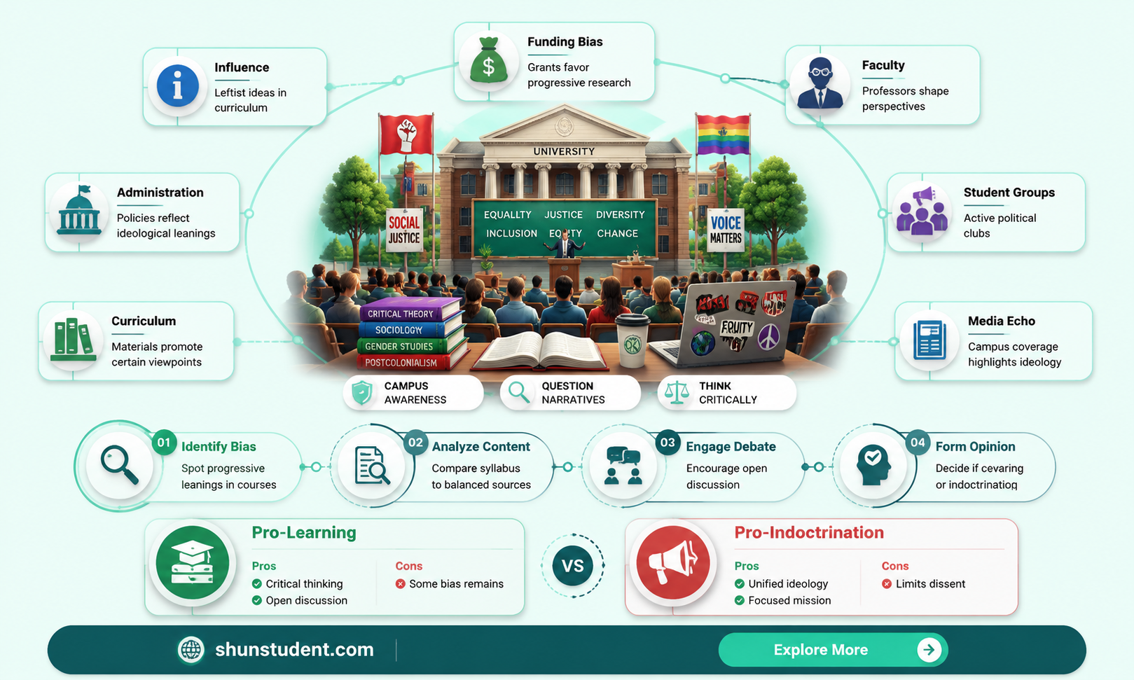 are universities indoctrinating students