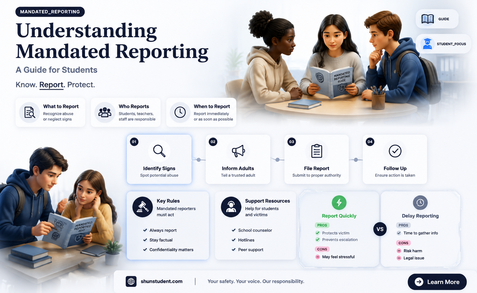 are students mandated reporters