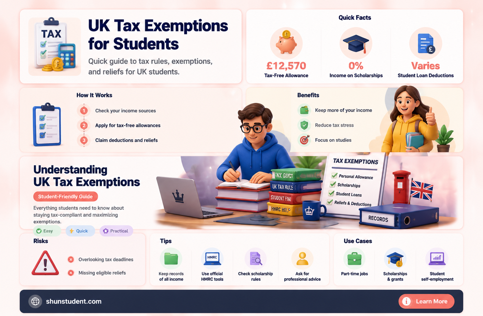 are students tax exempt uk