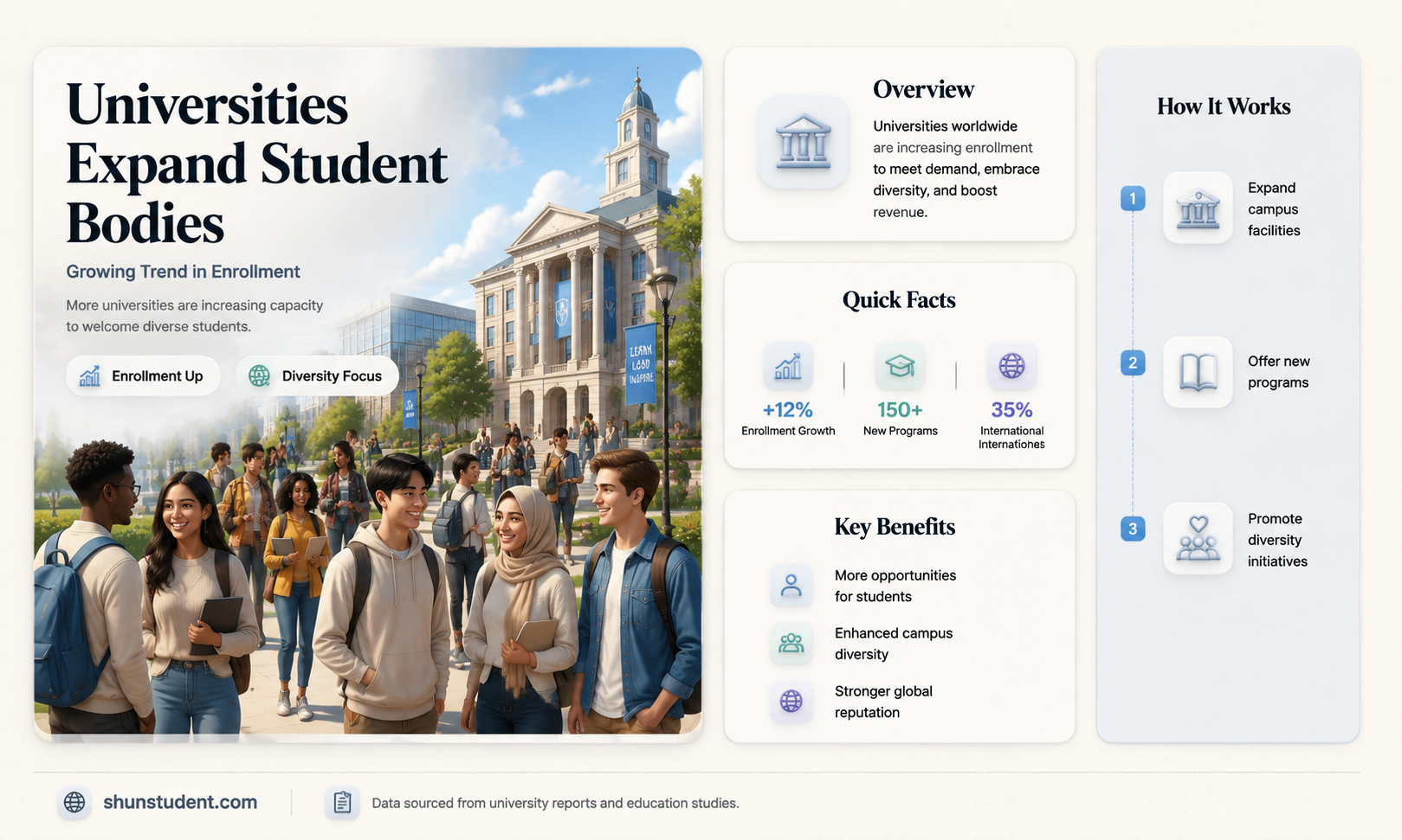 are universities expanding their student bodies