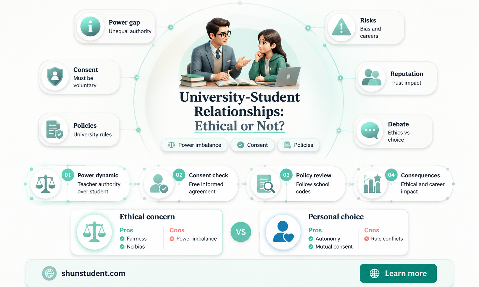 can a university employee date a student