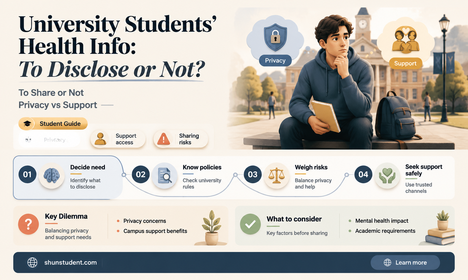 can a university require a student to disclose health information