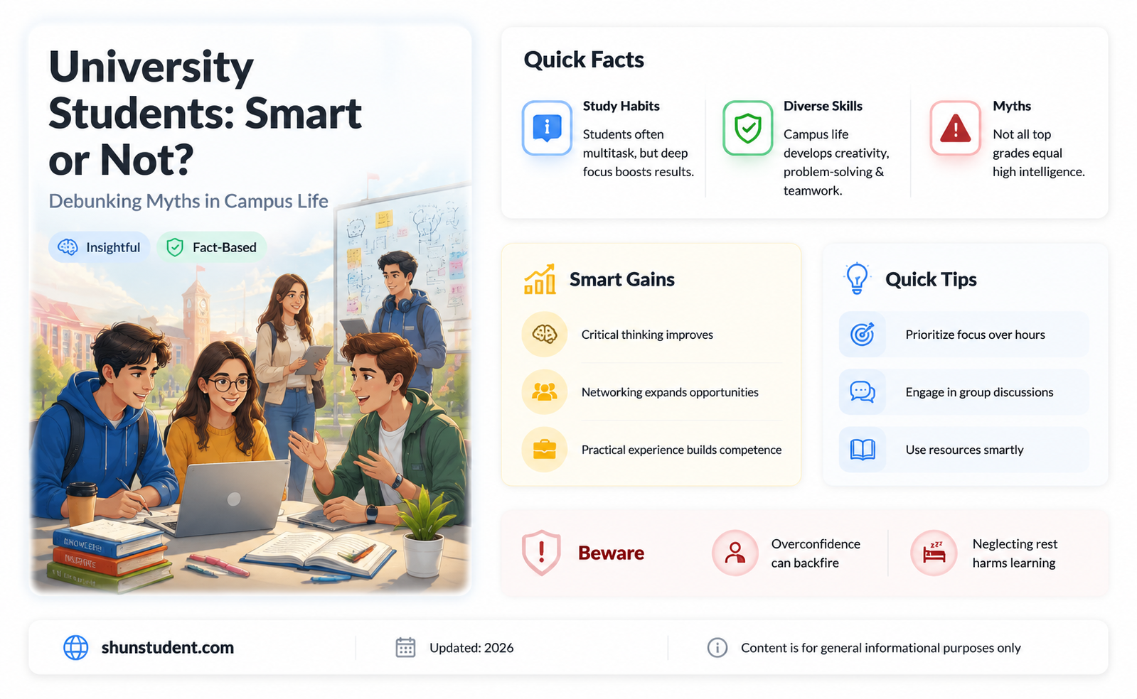 are university students smart