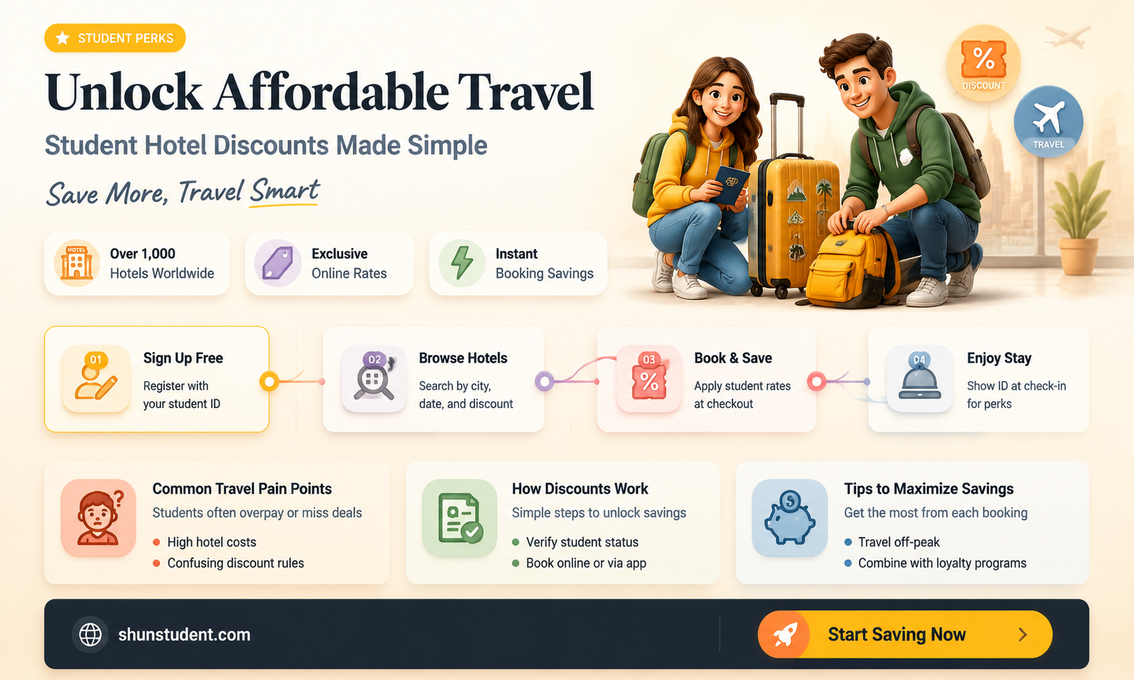 are there student discounts for hotels