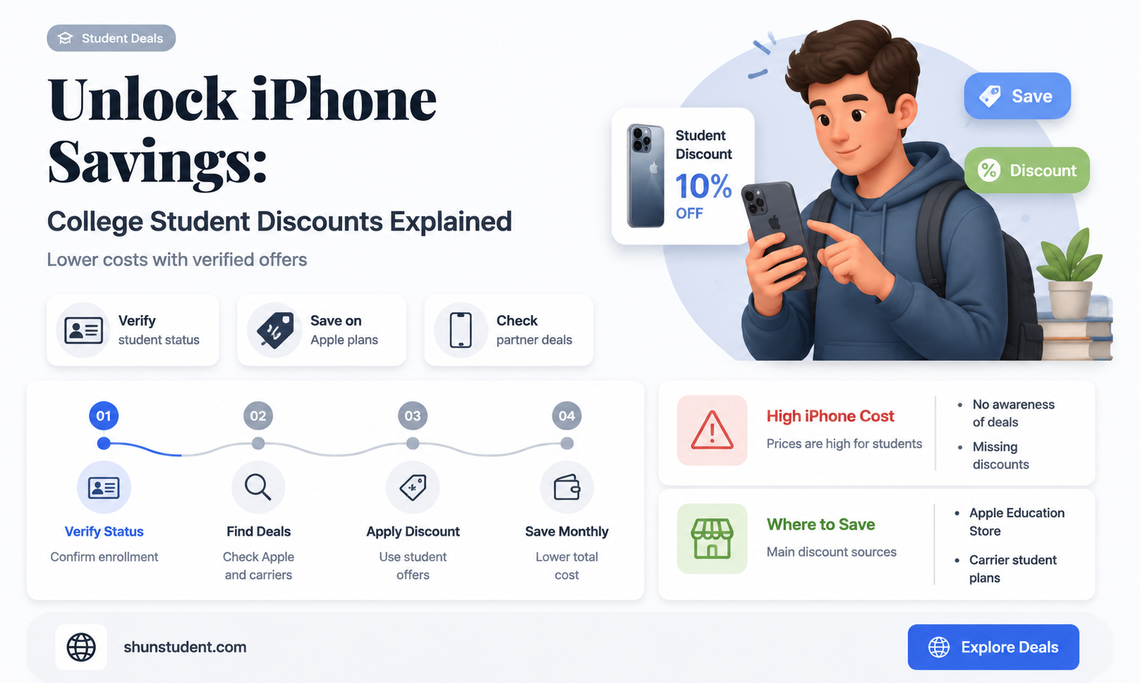 can college students get a discount on iphones
