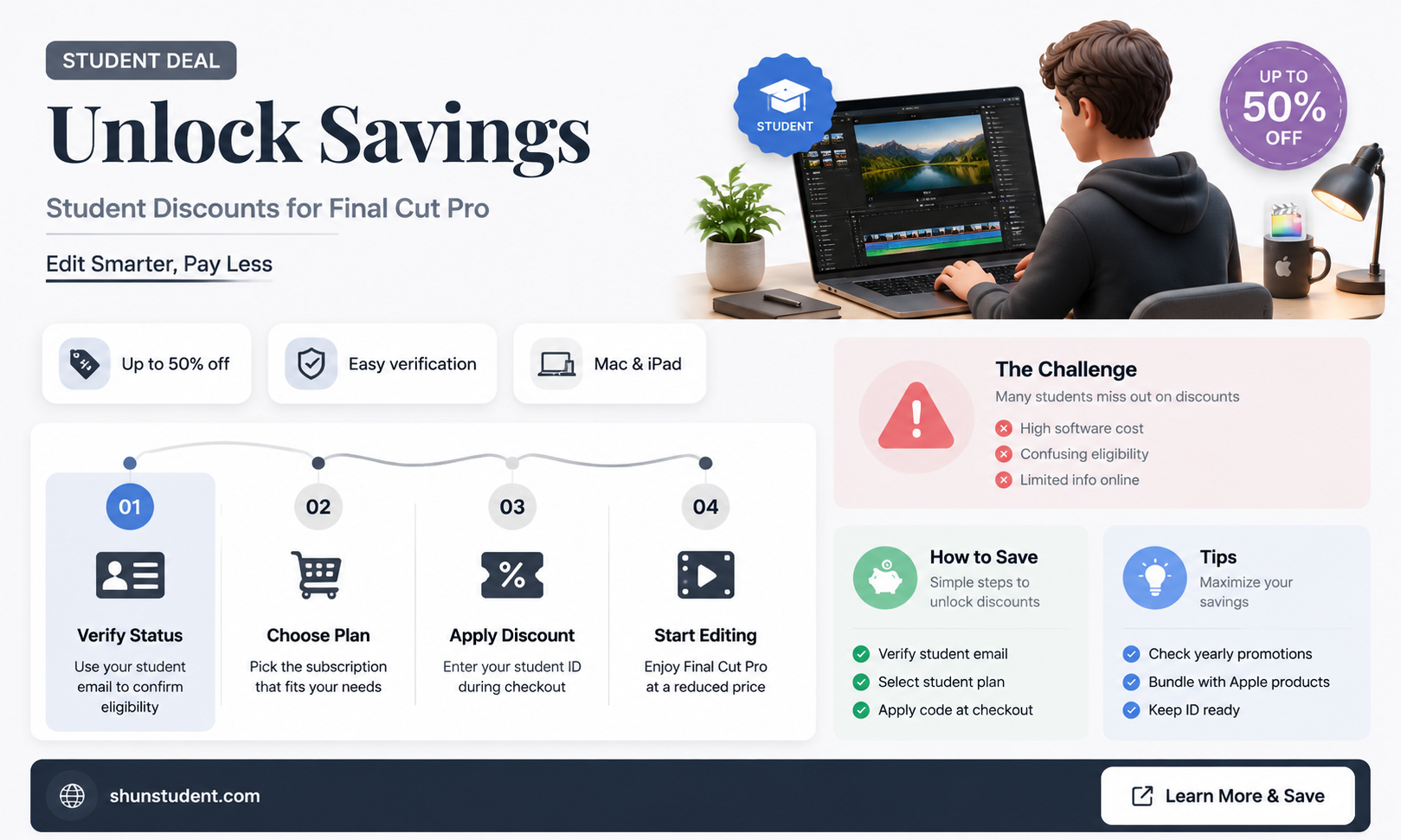 are there student discount on final cut pro
