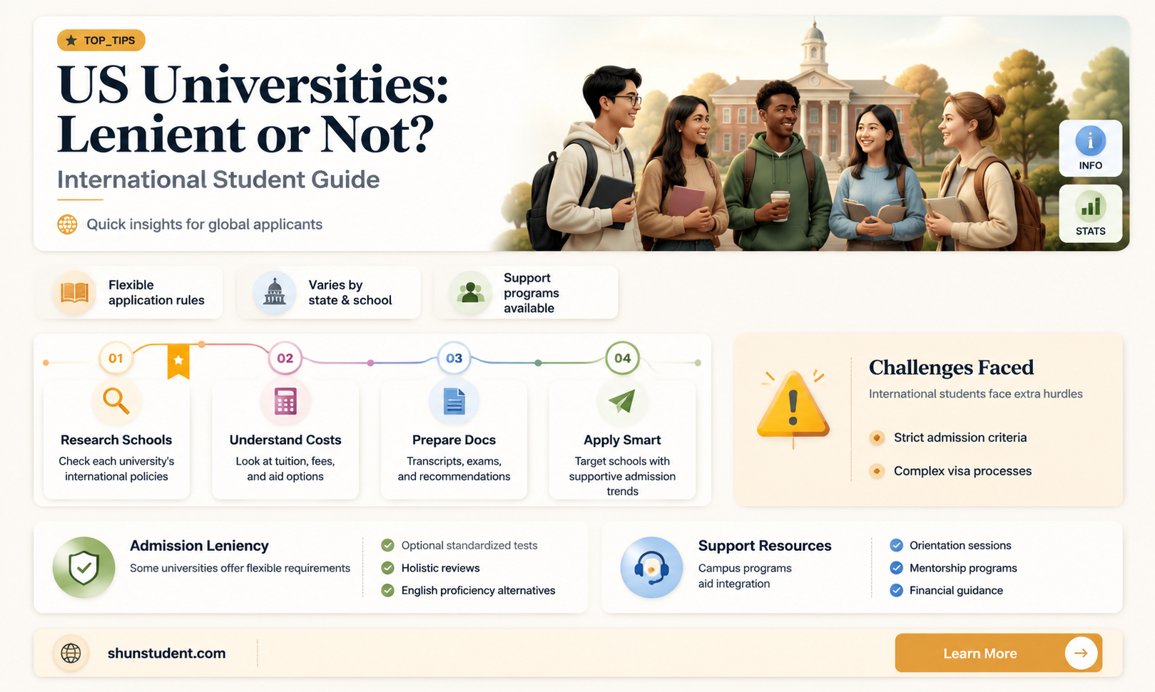 are us universities being lenient with international students