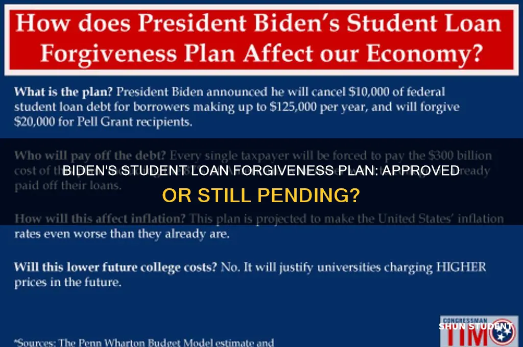 was biden student loan forgiveness approved