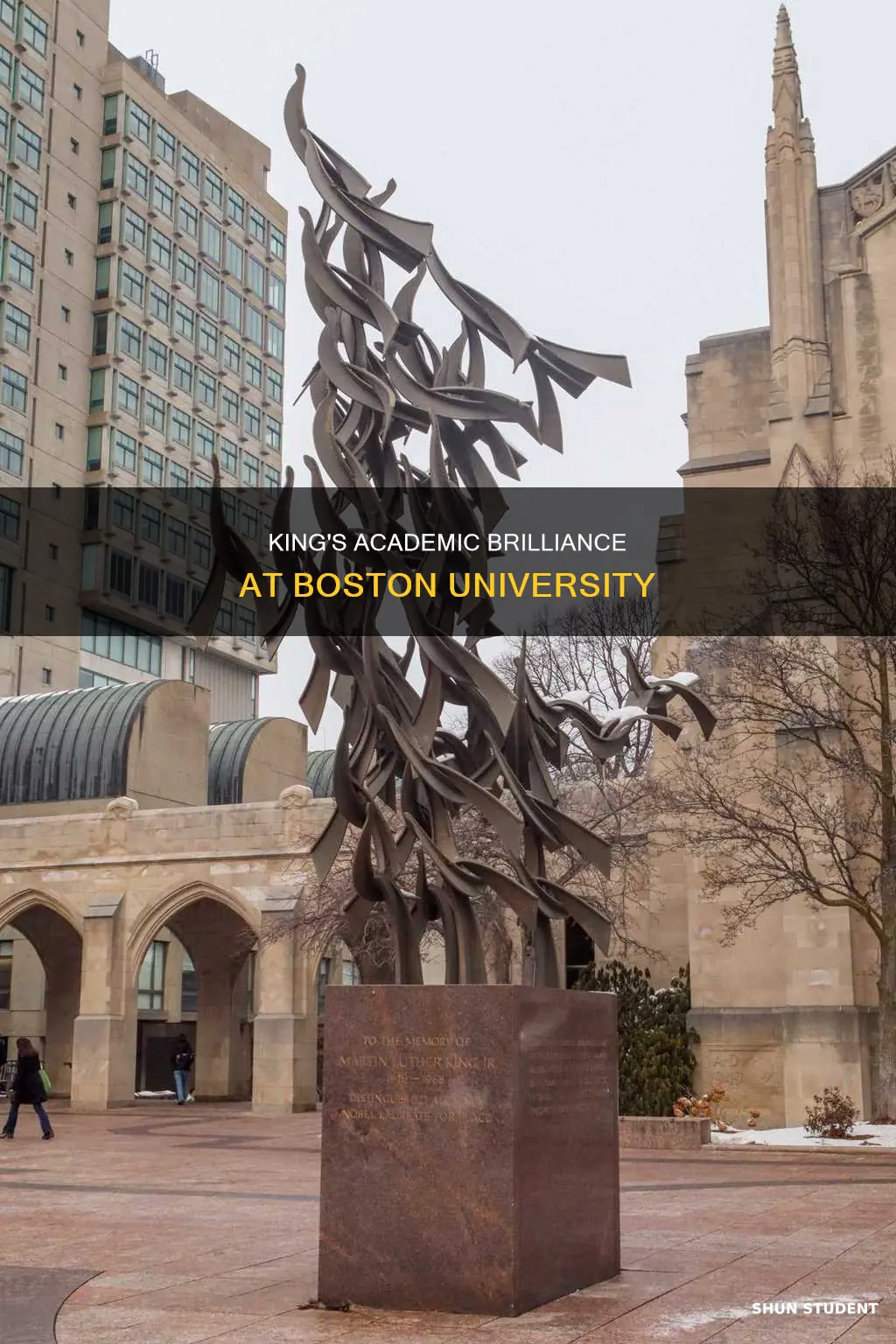 was king one of the smartest students at boston university