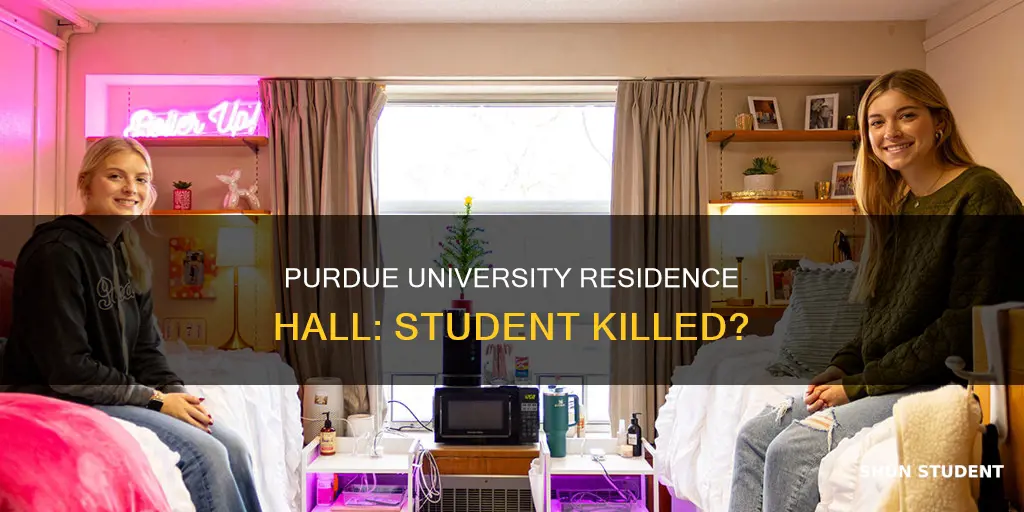 was student killed in a purdue university residence hall