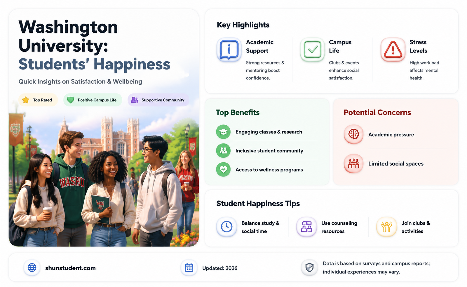 are students happy at washington university