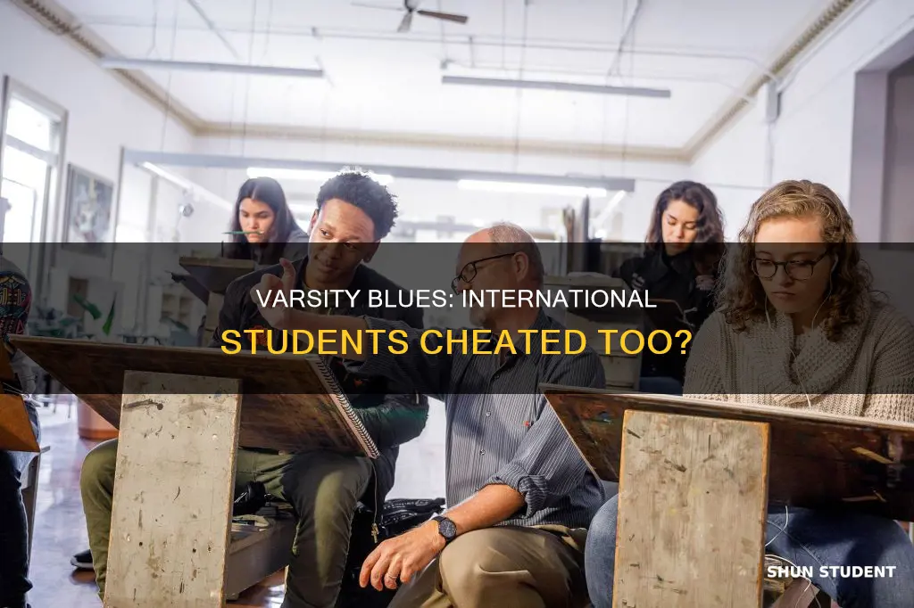 were any international students in operation varsity blues