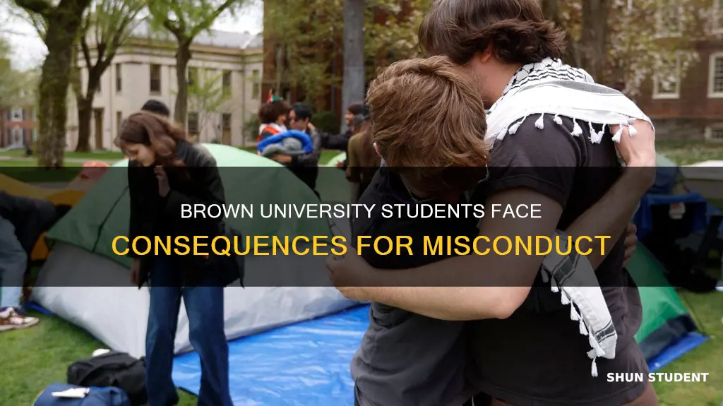 were brown university students punished