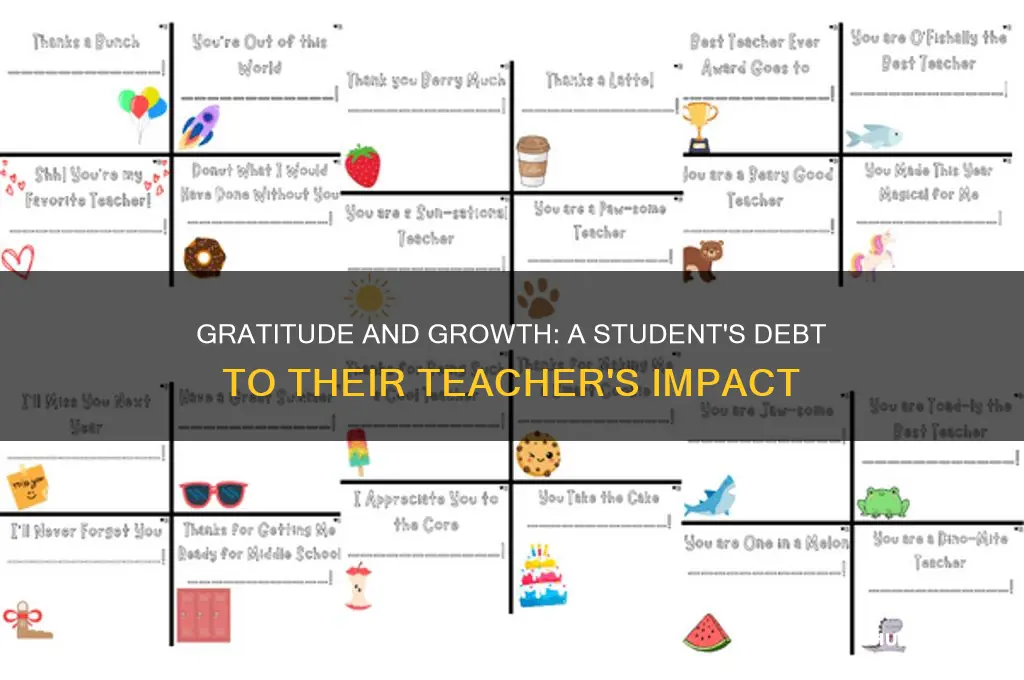 what a student owes a teacher