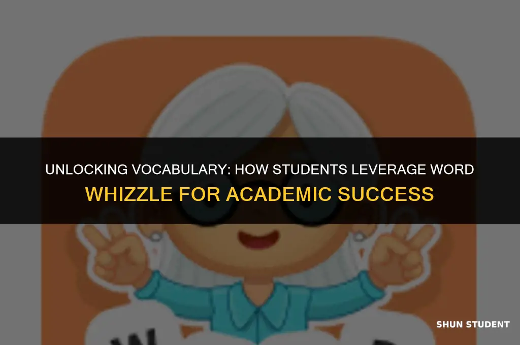 what a student uses word whizzle