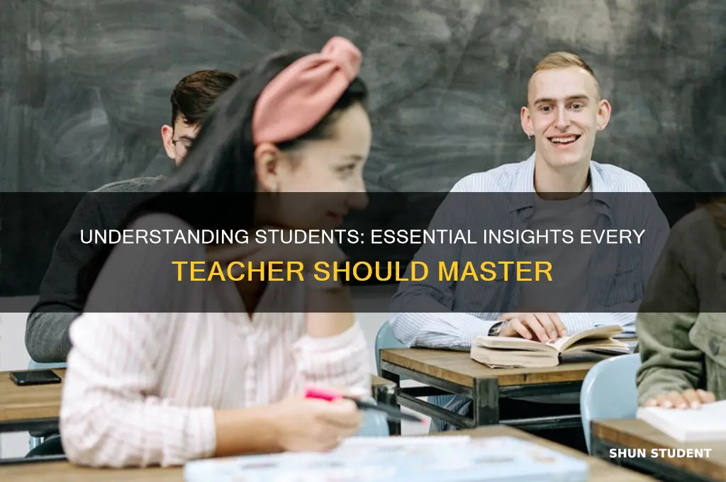 what a teacher should know about their students
