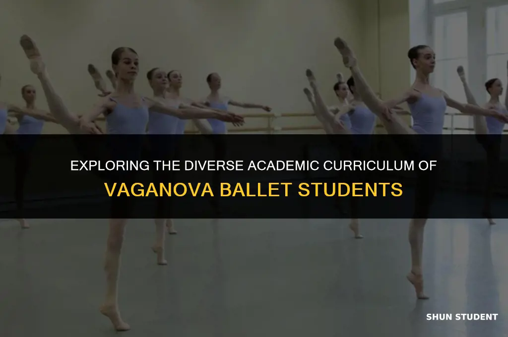 what academics do the vaganova students take