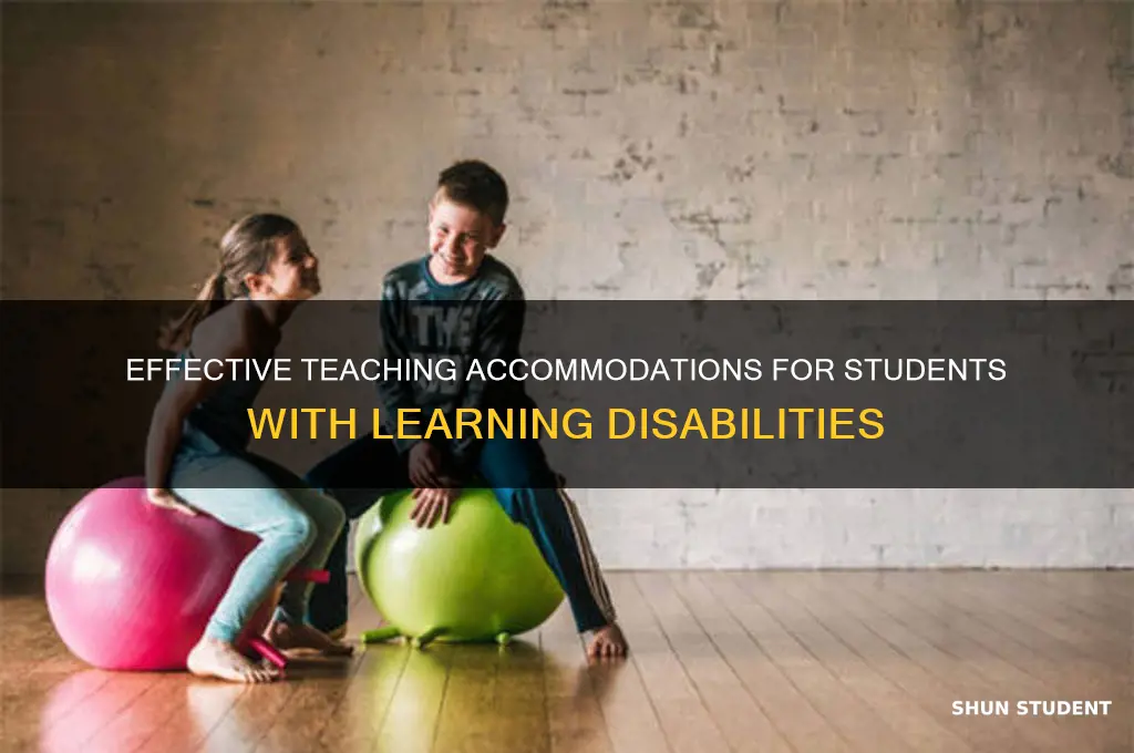 what accomodations in teaching for ld students
