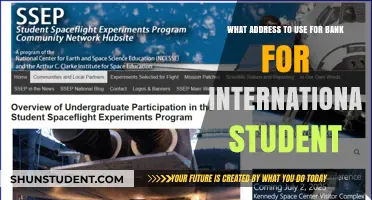 International Students: Mailing Address for Banking