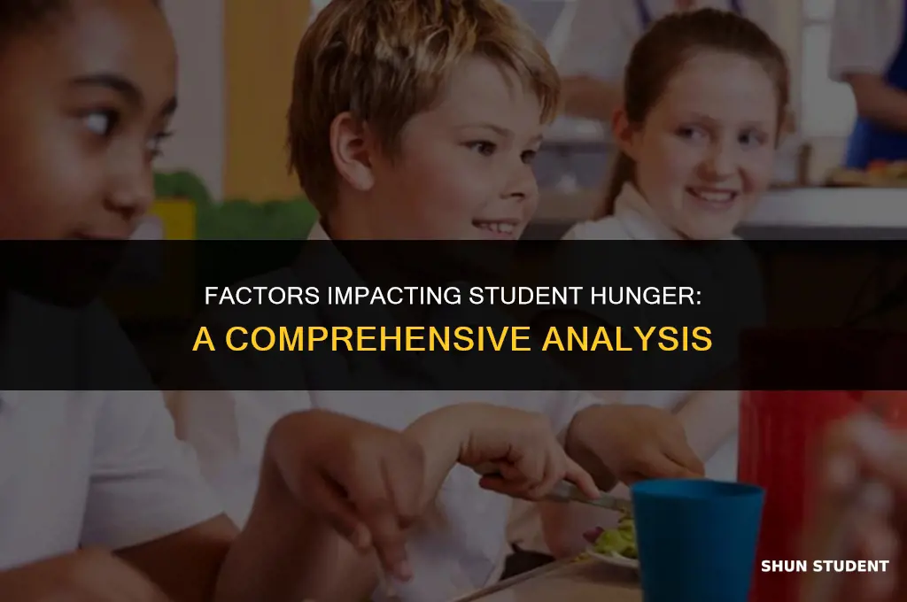 what affects take a toll on student hunger