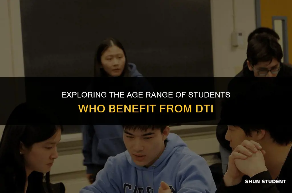 what age are students that typically use dti