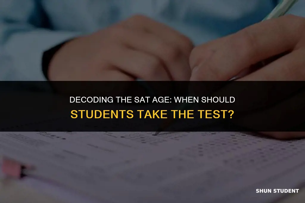 what age do students take the sat