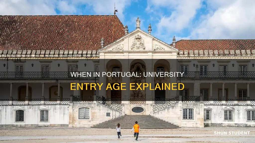 what age to students in portugal start university