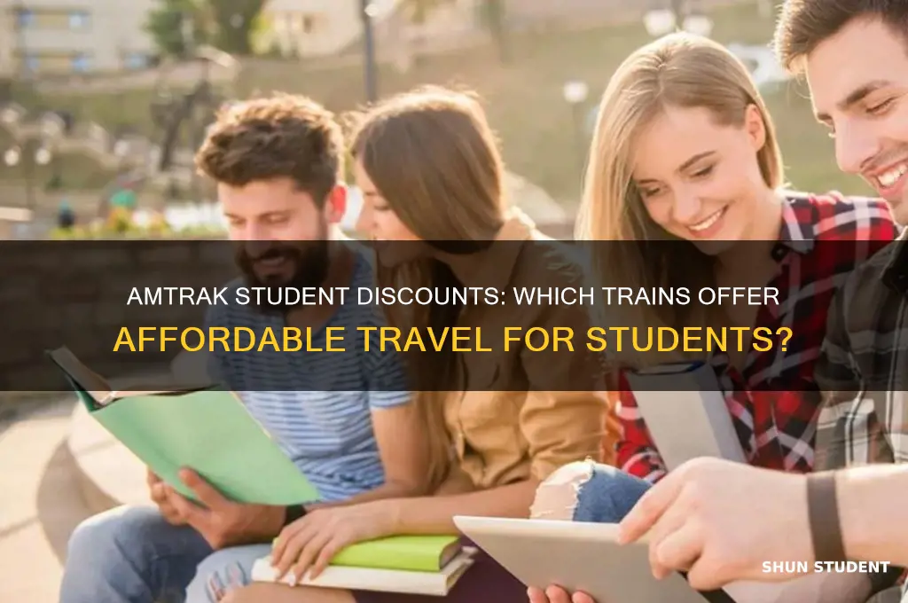 what amtrak trains offer a student discount