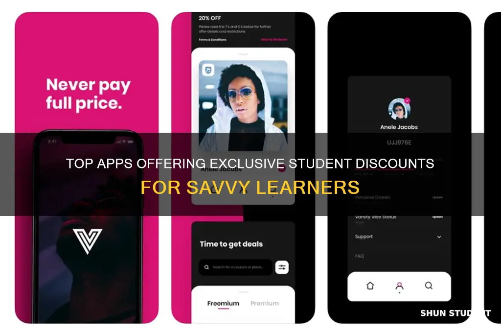 what apps give student discounts