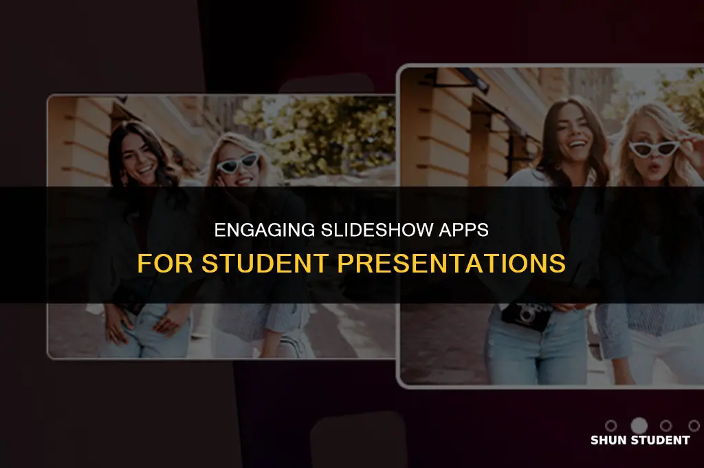what apps to use to create a slideshow for students