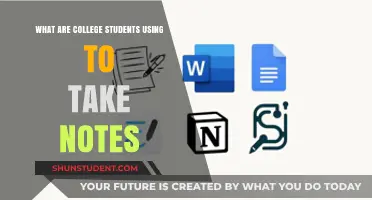 Digital Tools and Traditional Methods: How College Students Take Notes Today