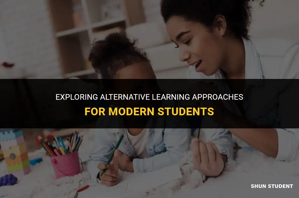 what are considered non-traditional learning styles used by students