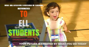Effective Math Teaching Strategies for English Language Learners