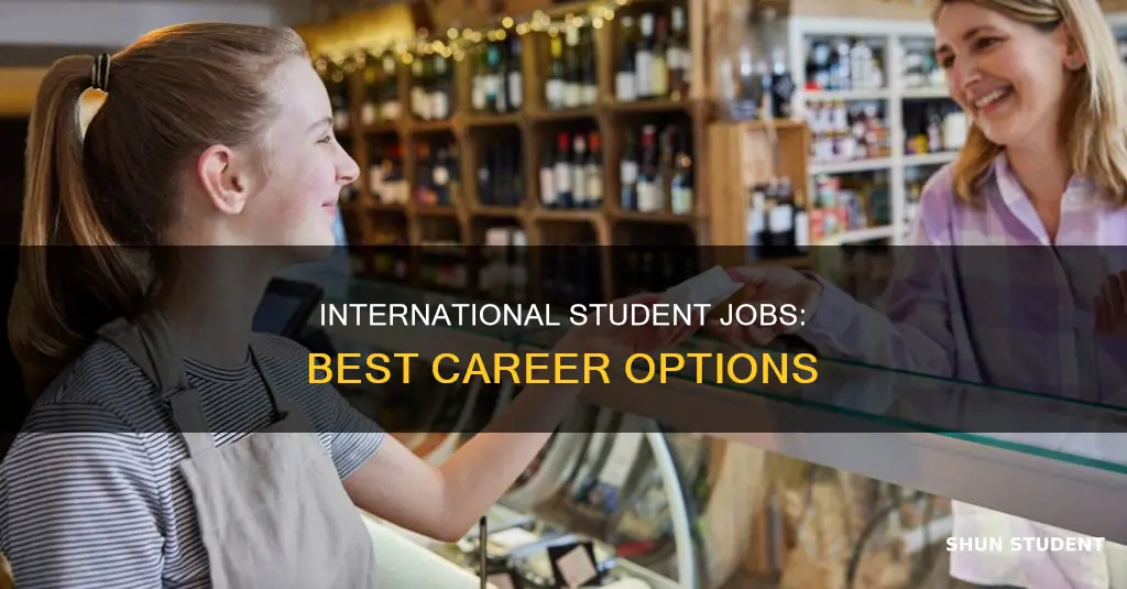 what are good jobs for international students