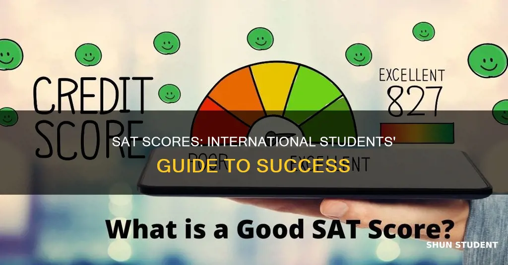 what are good sat scores for international students