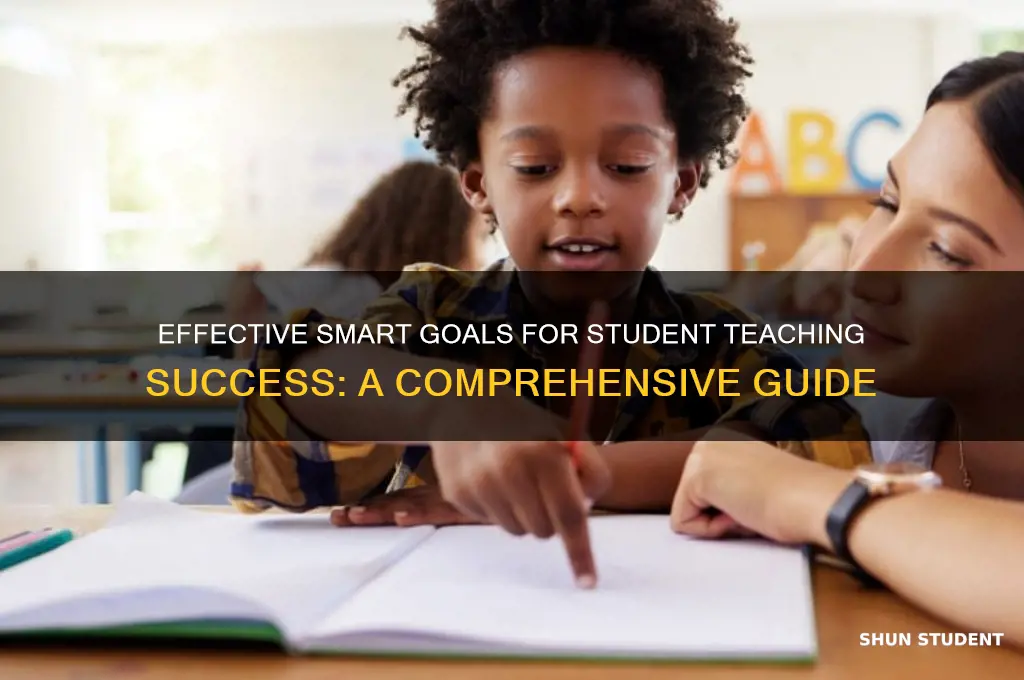 what are good smart goals for student teaching