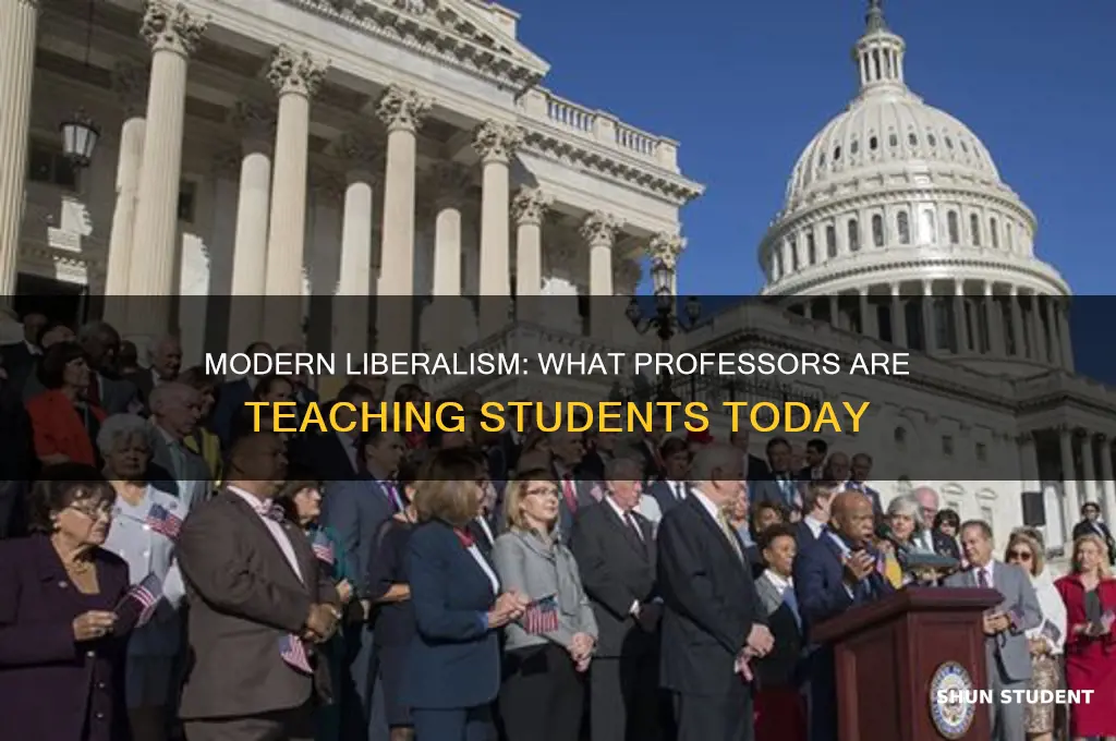 what are prifessirs teaching students tiday about liberalusm