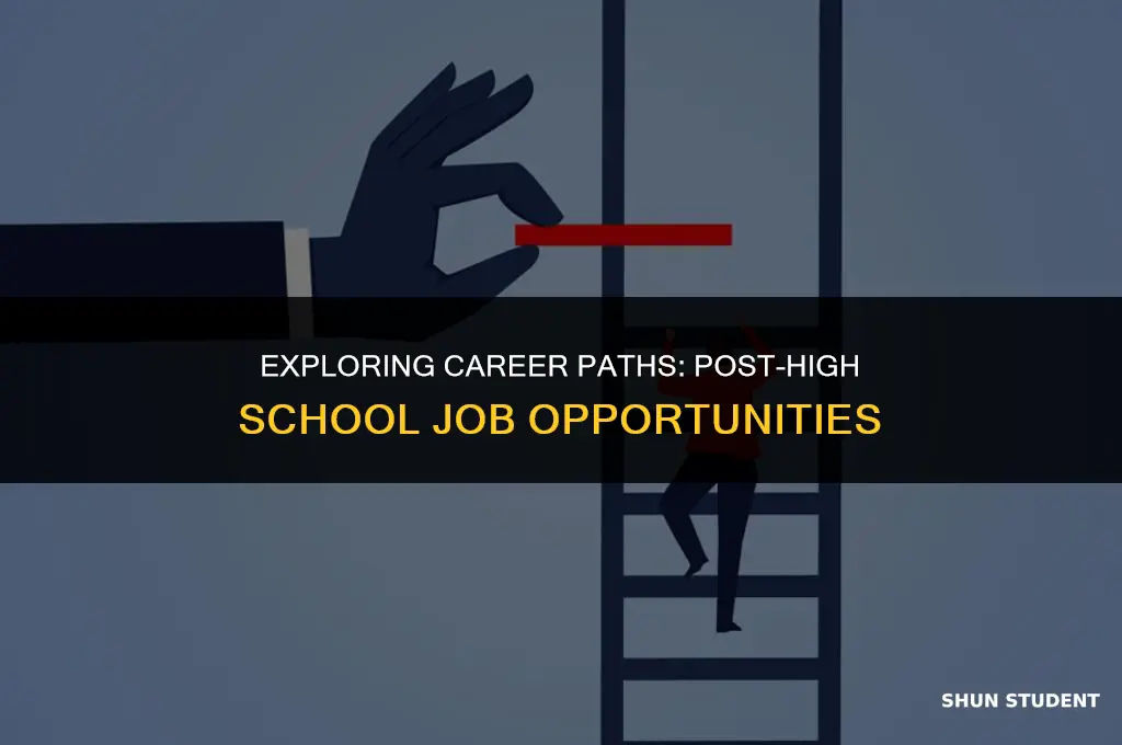 what are some jobs graduating highschool students take
