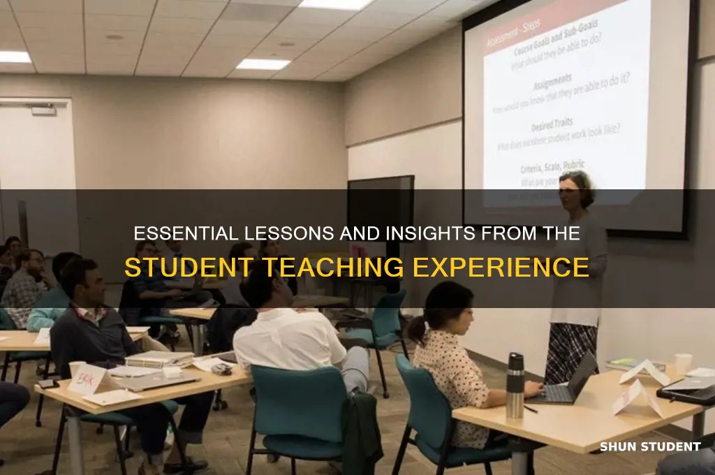 what are some key takeaways when student teaching