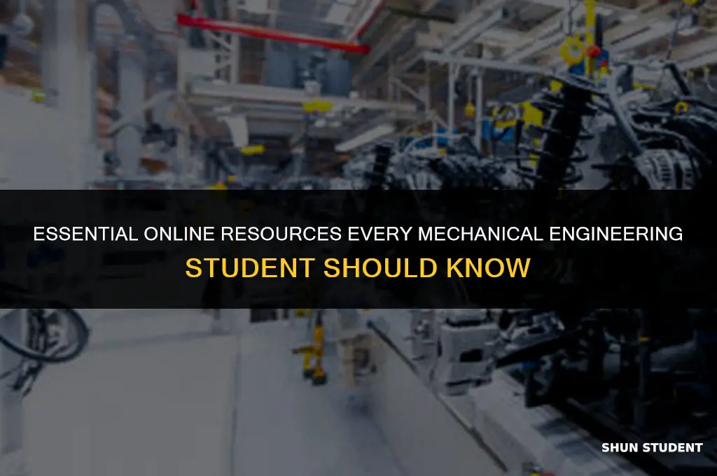 what are some useful websites for mechanical engineering students