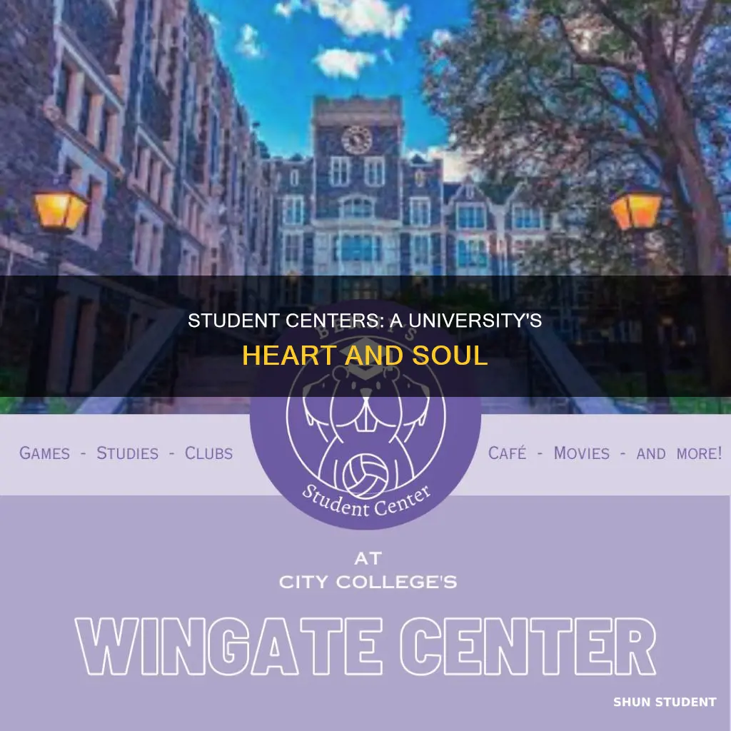 what are student center at university