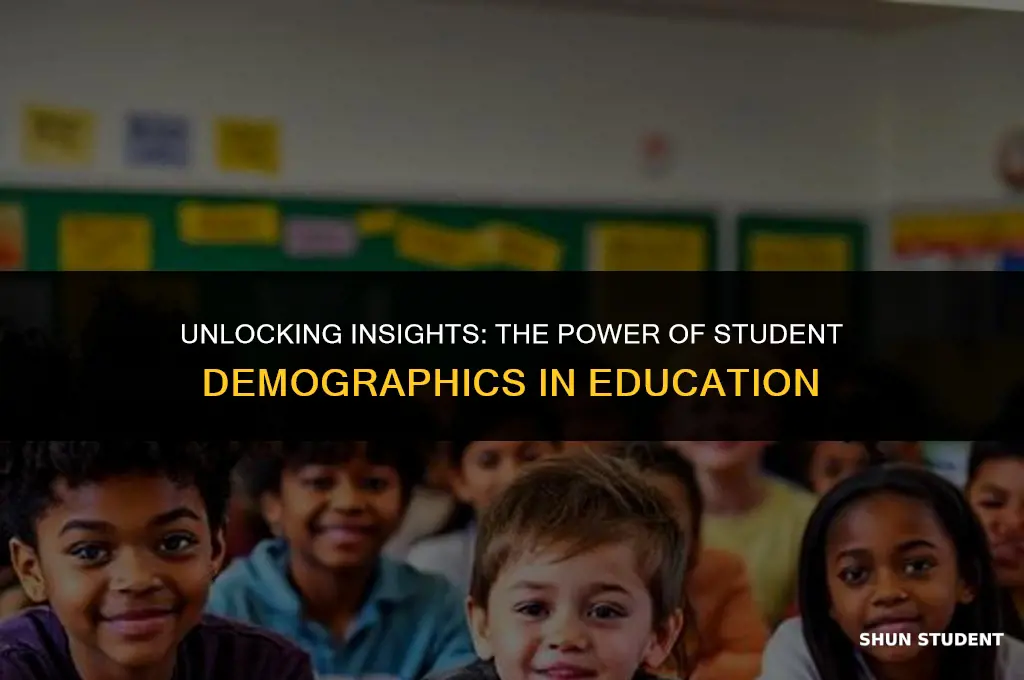 what are student demographics used for