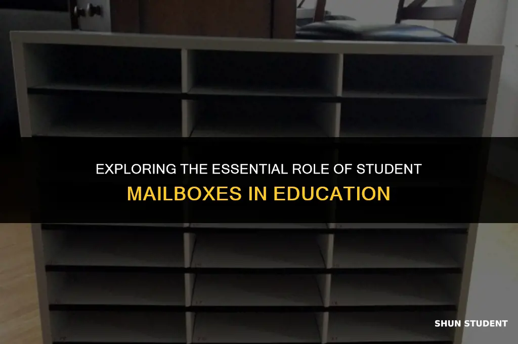 what are student mailboxes used for