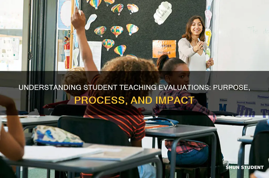 what are student teaching evaluations