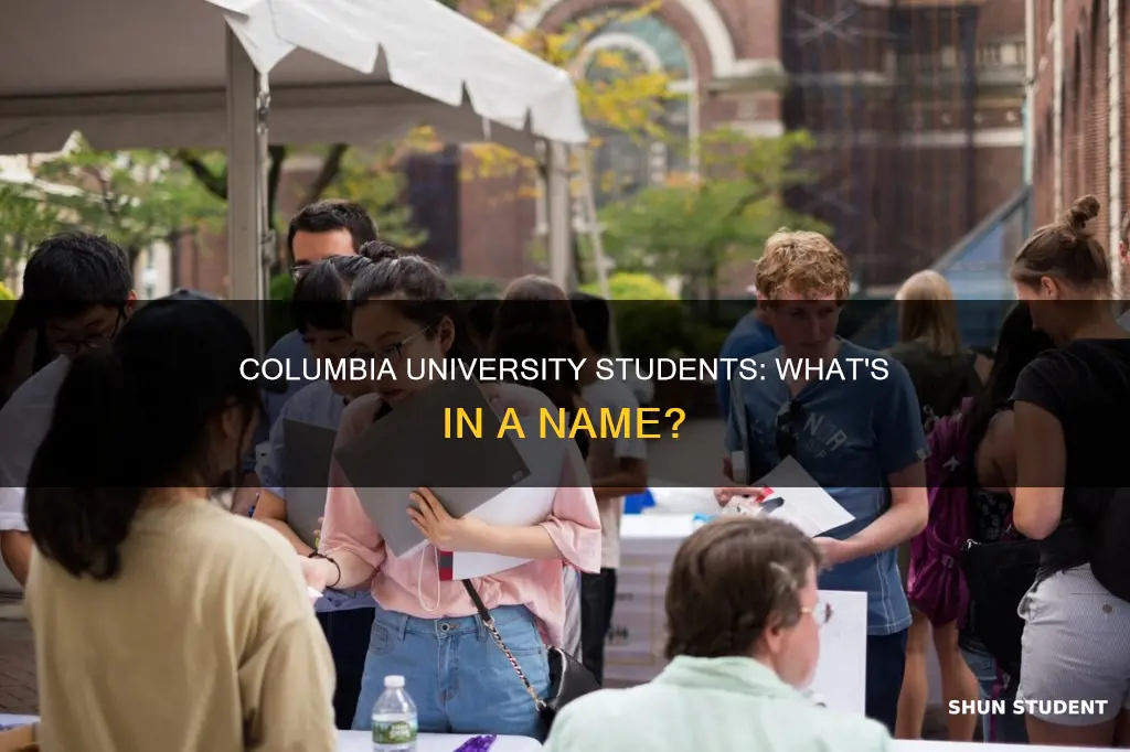 what are students who attend columbia university colled