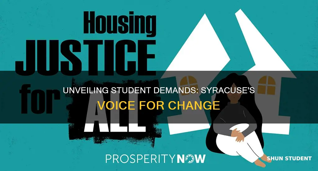 what are syracuse university student demands