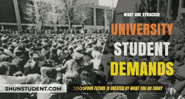 Syracuse University Students' Demands: What Are They?