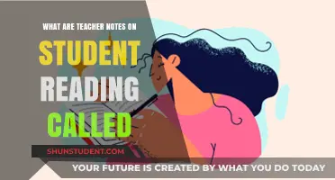 Understanding Teacher Annotations: What Are Student Reading Notes Called?